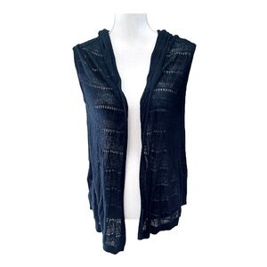 Torrid Black Sleeveless Open Cardigan Size 00/0